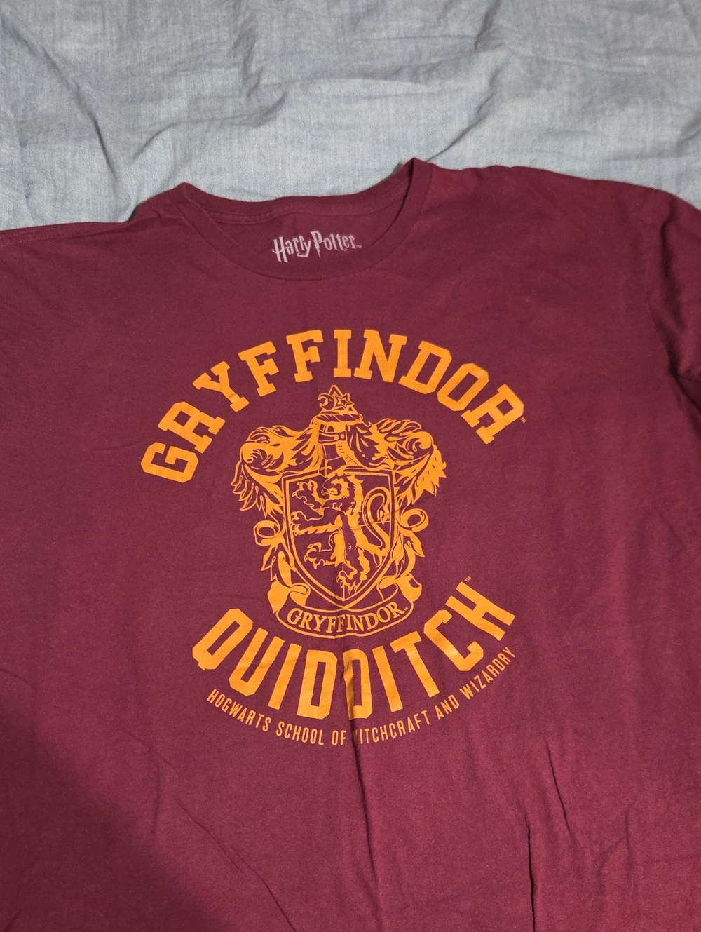 Warner Bros. Gryffindor Maroon Quidditch T-Shirt